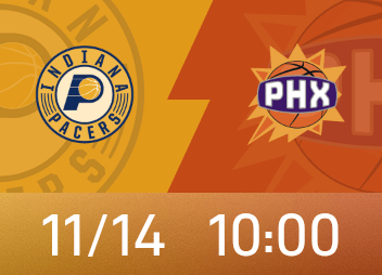 Antevisão de Suns x Pacers: Há uma grande lacuna no status competitivo entre as duas equipes, e Booker lidera a equipe em busca de 5 vitórias consecutivas.